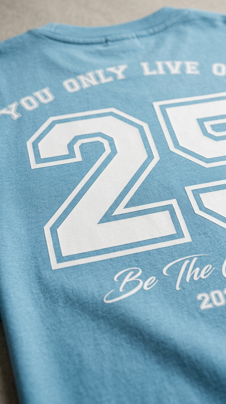 Be The Change Sky Blue T-Shirt