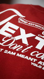 Drunk Texts Don't Count Red T-Shirt
