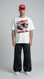 GANGSTER WHITE T-SHIRT