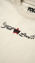 Fall In Love Off White T-Shirt