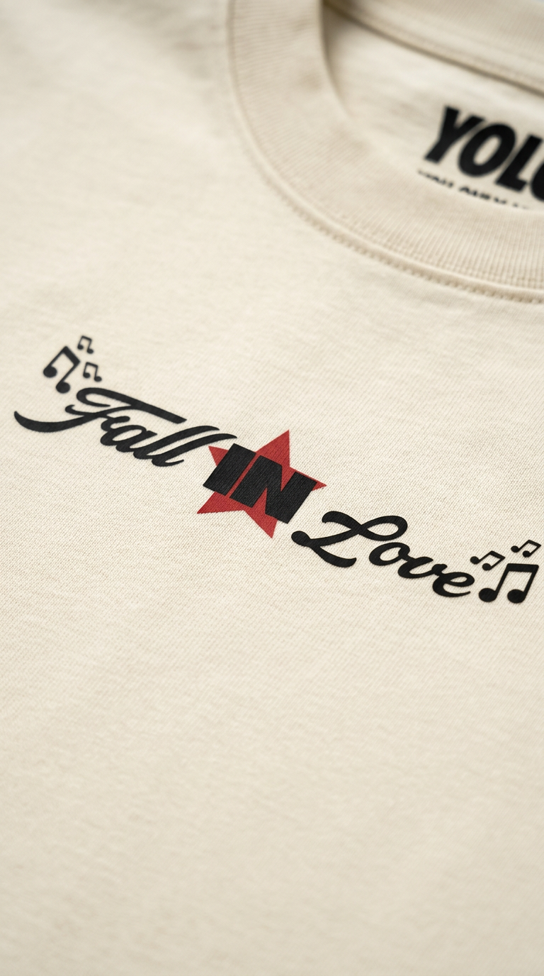 Fall In Love Off White T-Shirt
