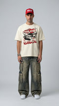 GANGSTER OFF WHITE T-SHIRT