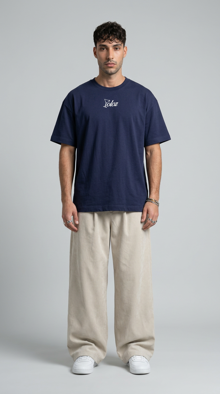 GOOD STORIES NAVY BLUE T-SHIRT
