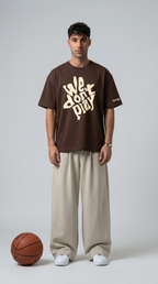 WE DON'T PLAY BROWN T-SHIRT