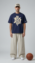 WE DON'T PLAY NAVY BLUE T-SHIRT