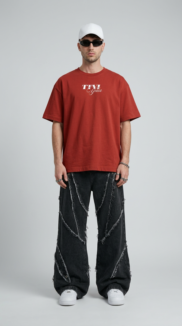 Text Me Later Red T-Shirt