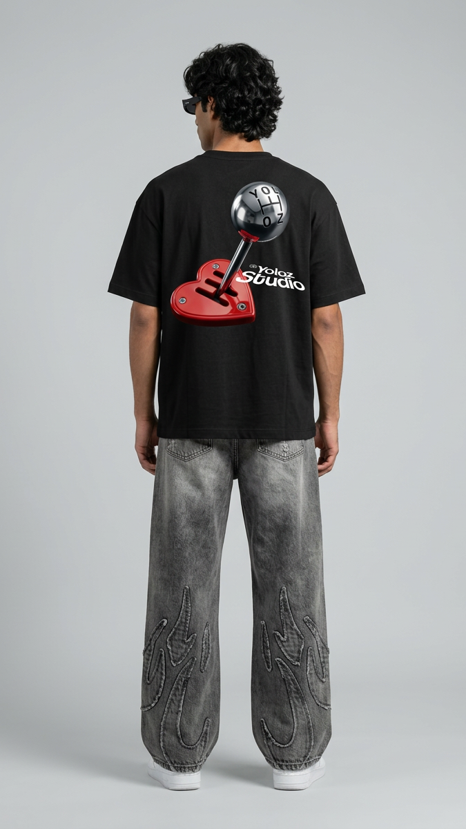 Love Gearbox Black T-Shirt