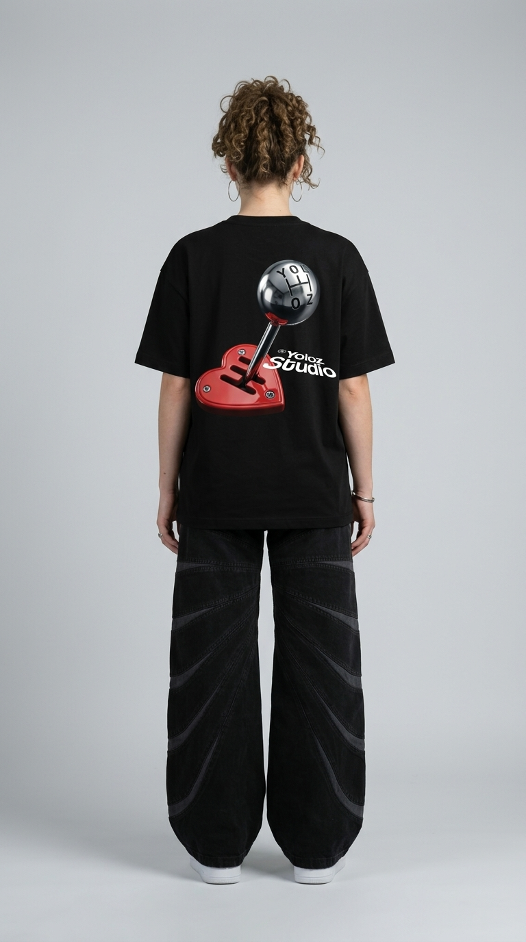 Love Gearbox Black T-Shirt