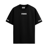STASHES BLACK OVERSIZED T-SHIRT