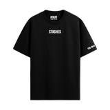 STASHES BLACK OVERSIZED T-SHIRT