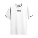 STASHES WHITE OVERSIZED T-SHIRT