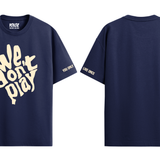 WE DON'T PLAY NAVY BLUE OVERSIZED T-SHIRT