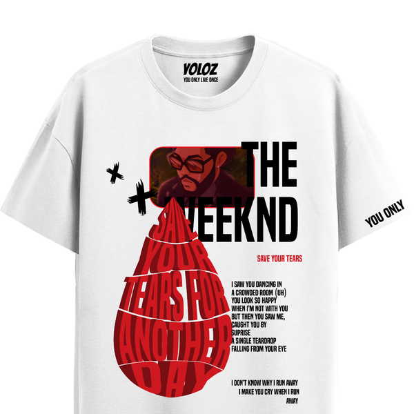 THE WEEKND WHITE REGULAR FIT T-SHIRT