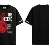 THE WEEKND BLACK OVERSIZED T-SHIRT