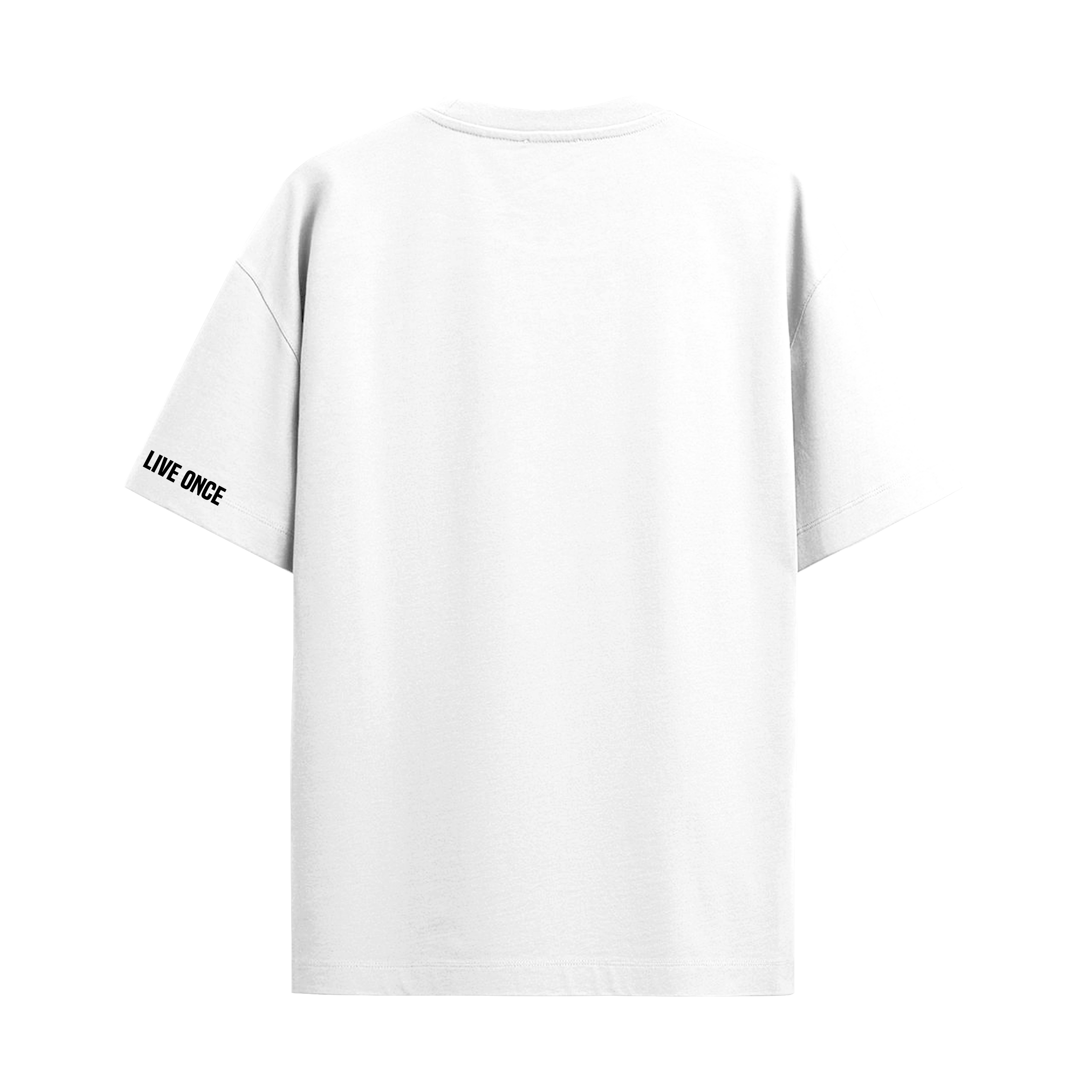 AURA WHITE OVERSIZED T-SHIRT